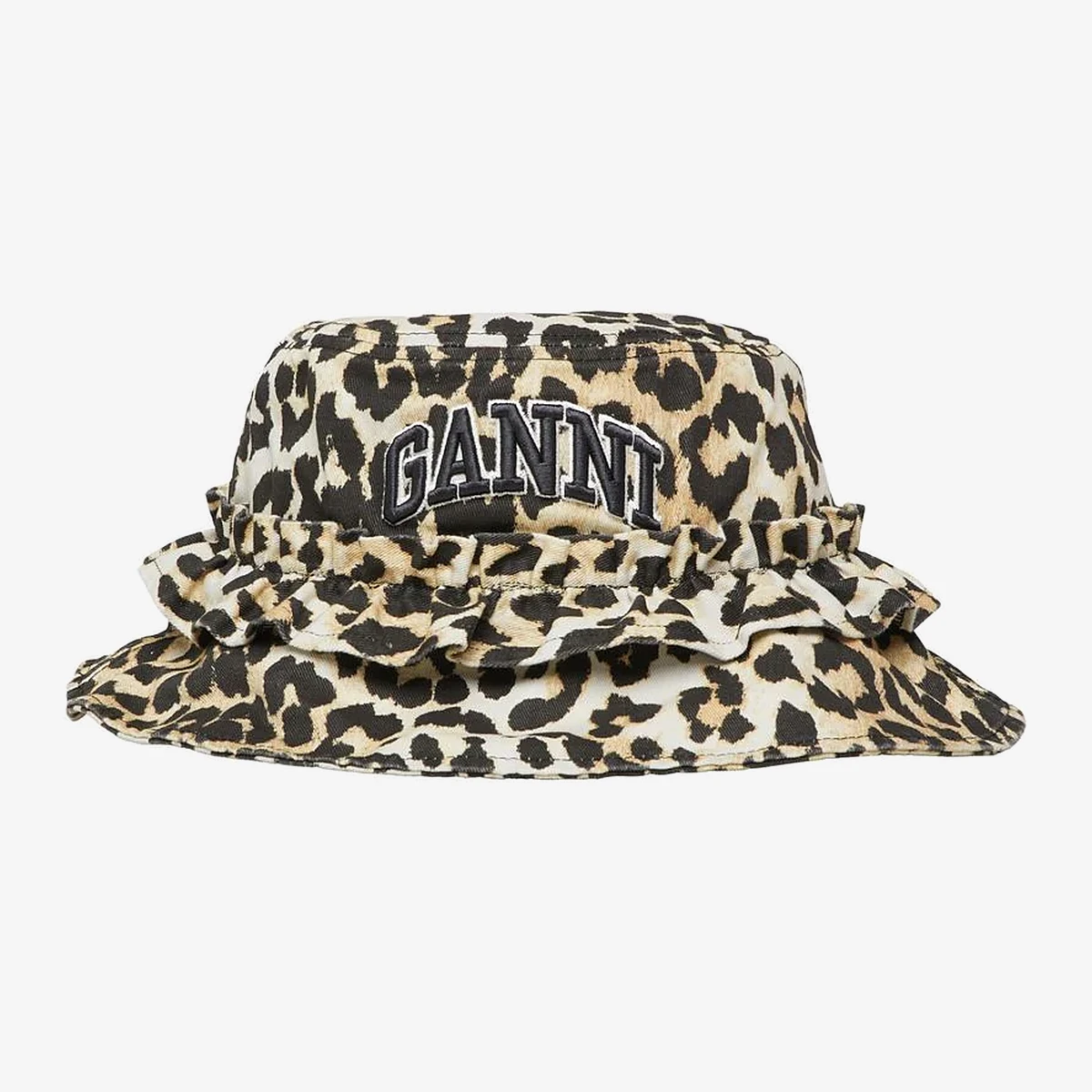 GANNI Bucket hat in Brown