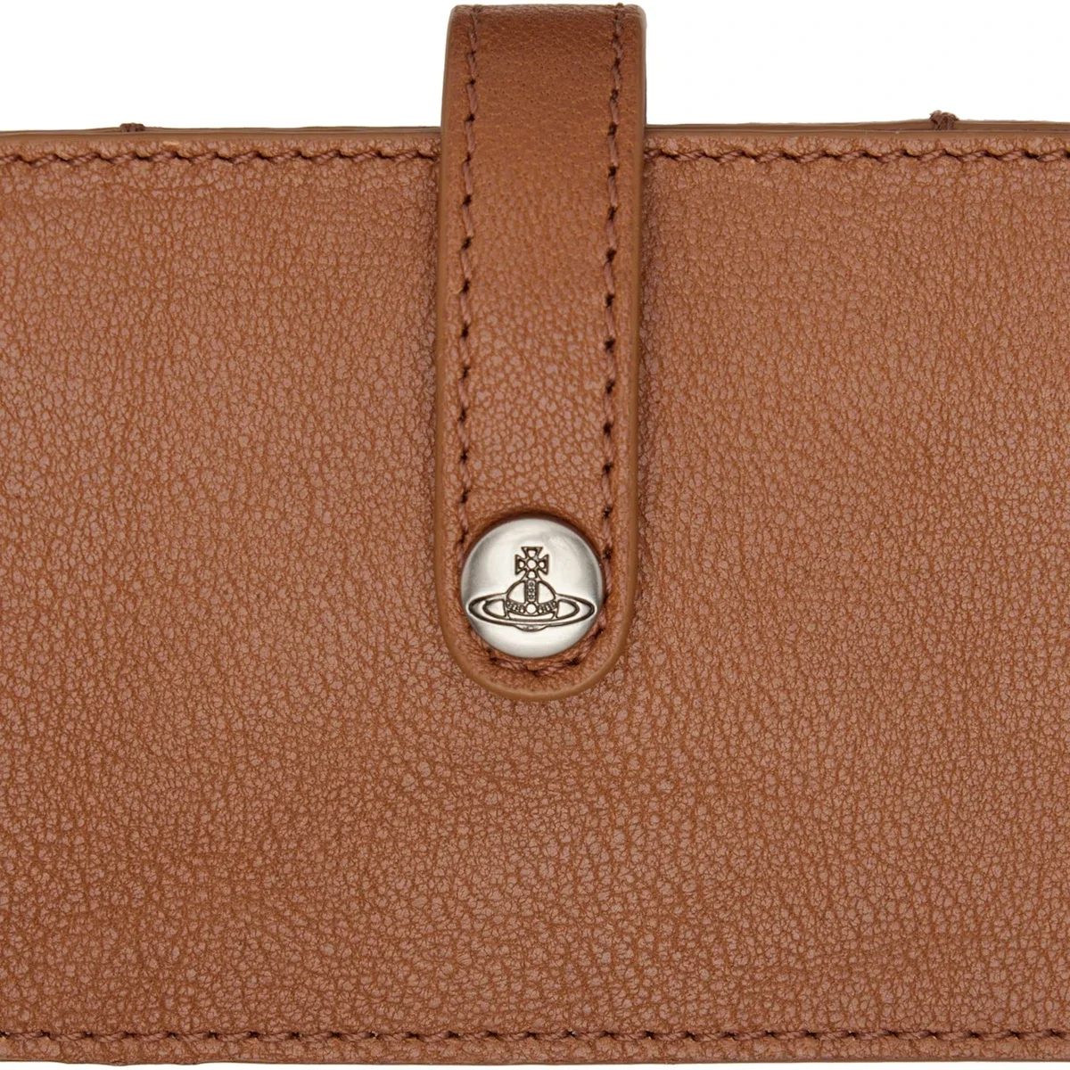 Vivienne Westwood Brown Accordion Card Holder in Brown