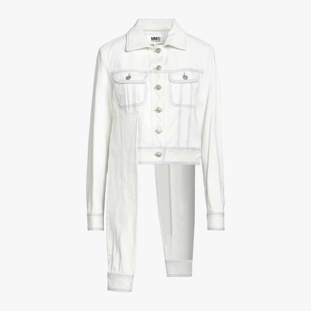 MM6 Maison Margiela Denim jacket in White