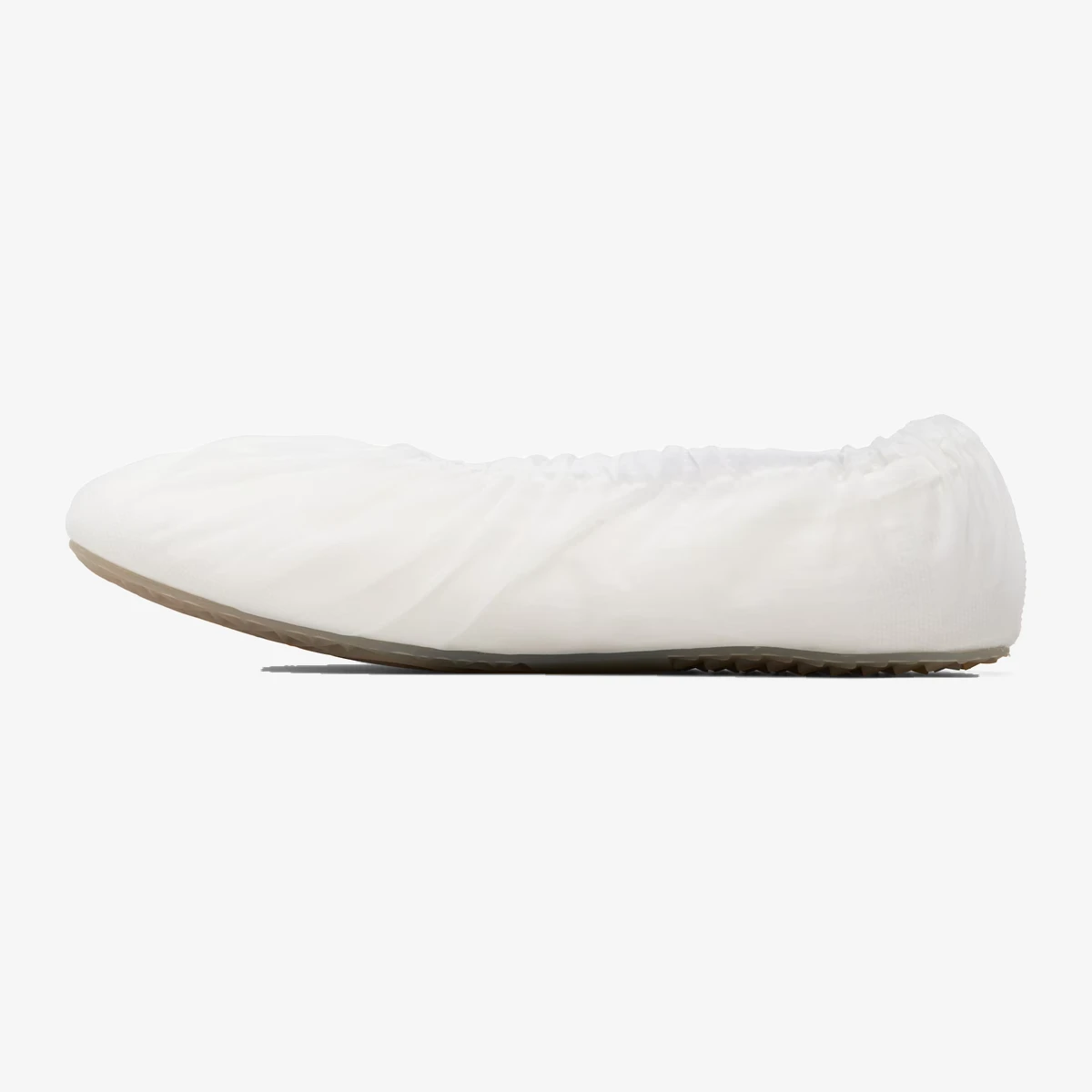 White Layered Ballerina Flats вид 3