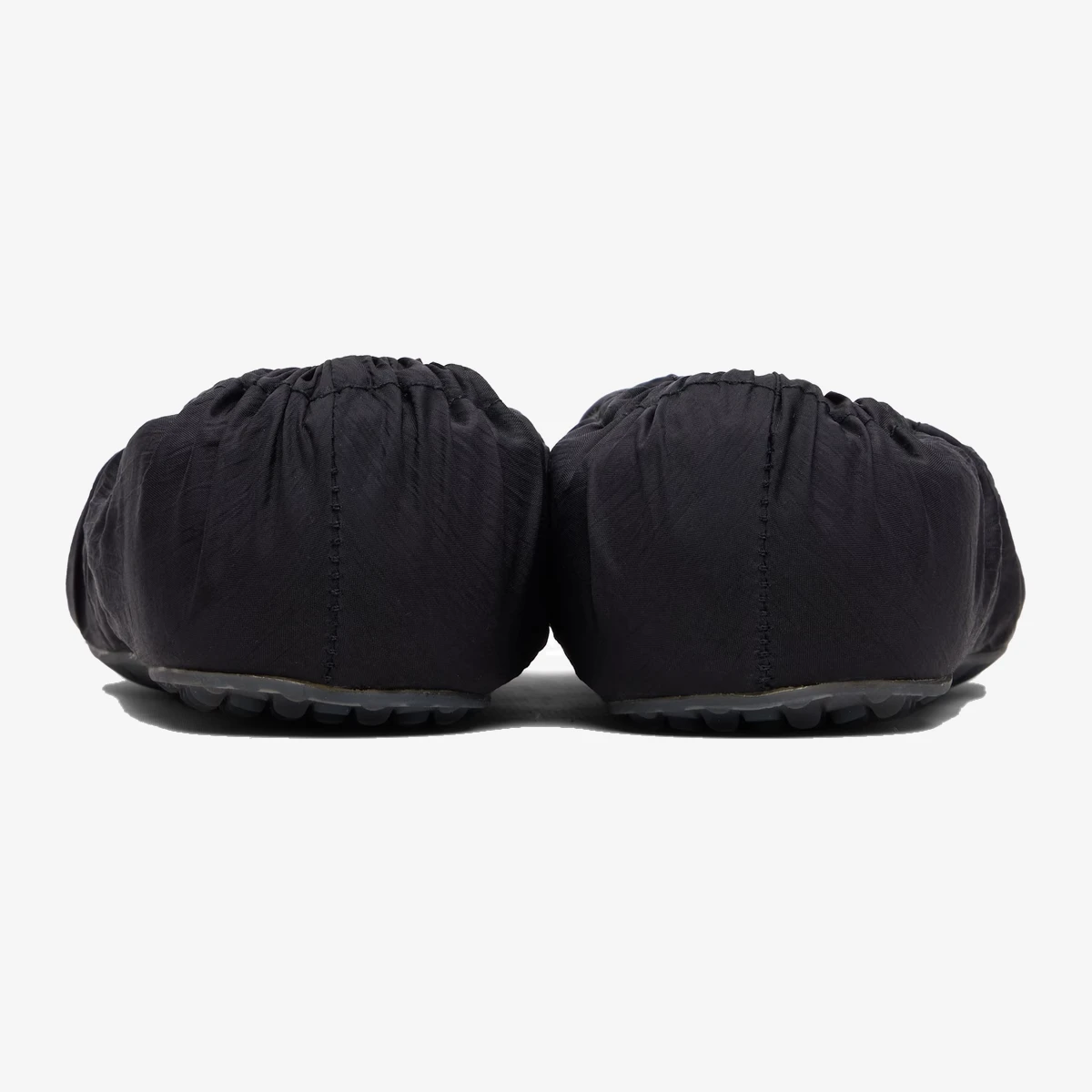 Black Layered Ballerina Flats view 2