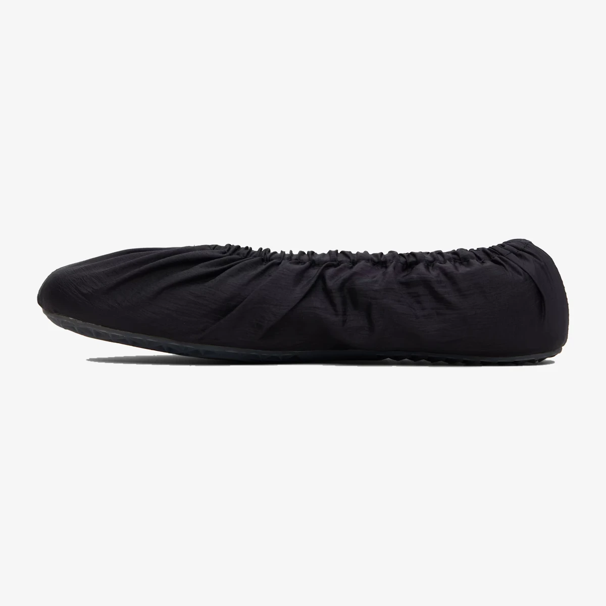Black Layered Ballerina Flats view 3