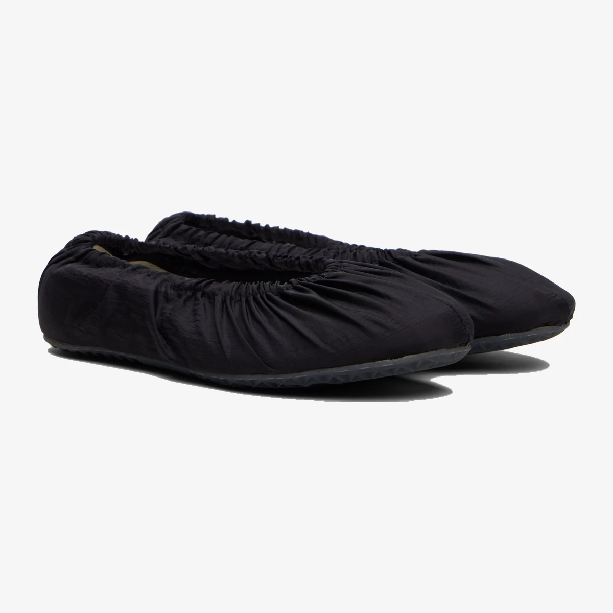 Black Layered Ballerina Flats view 4