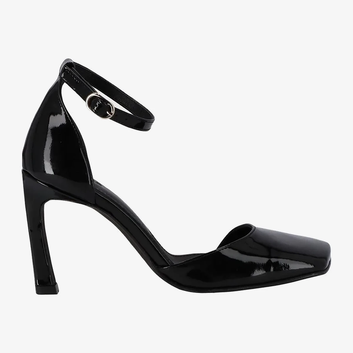 Alohas Ankle strap pump in Black