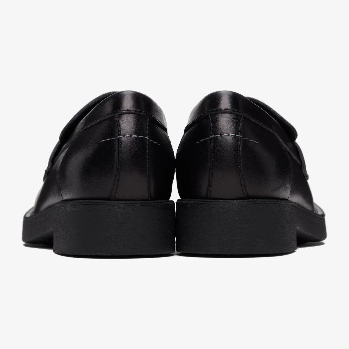MM6 Maison Margiela Black City Biker Loafers in Black