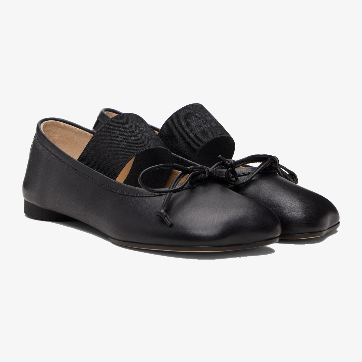 Black Anatomic Numeric Ballerina Flats вид 4
