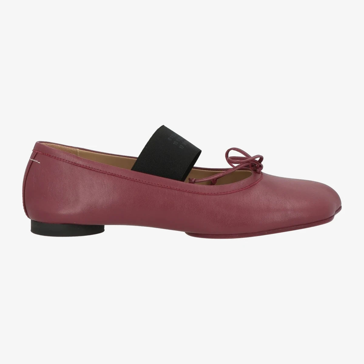 MM6 Maison Margiela Ballet flats in Burgundy
