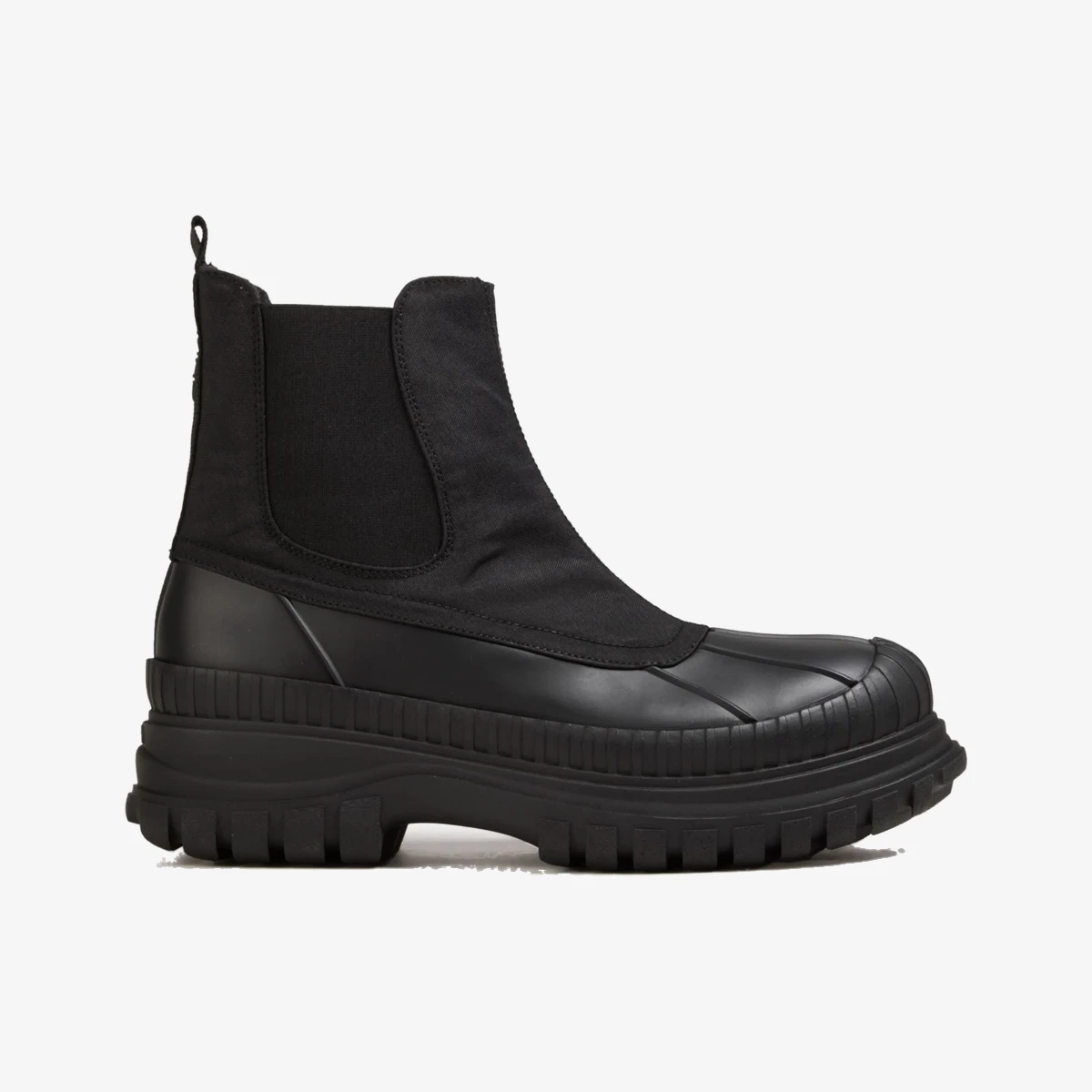 GANNI Shell Chelsea Boots in Black