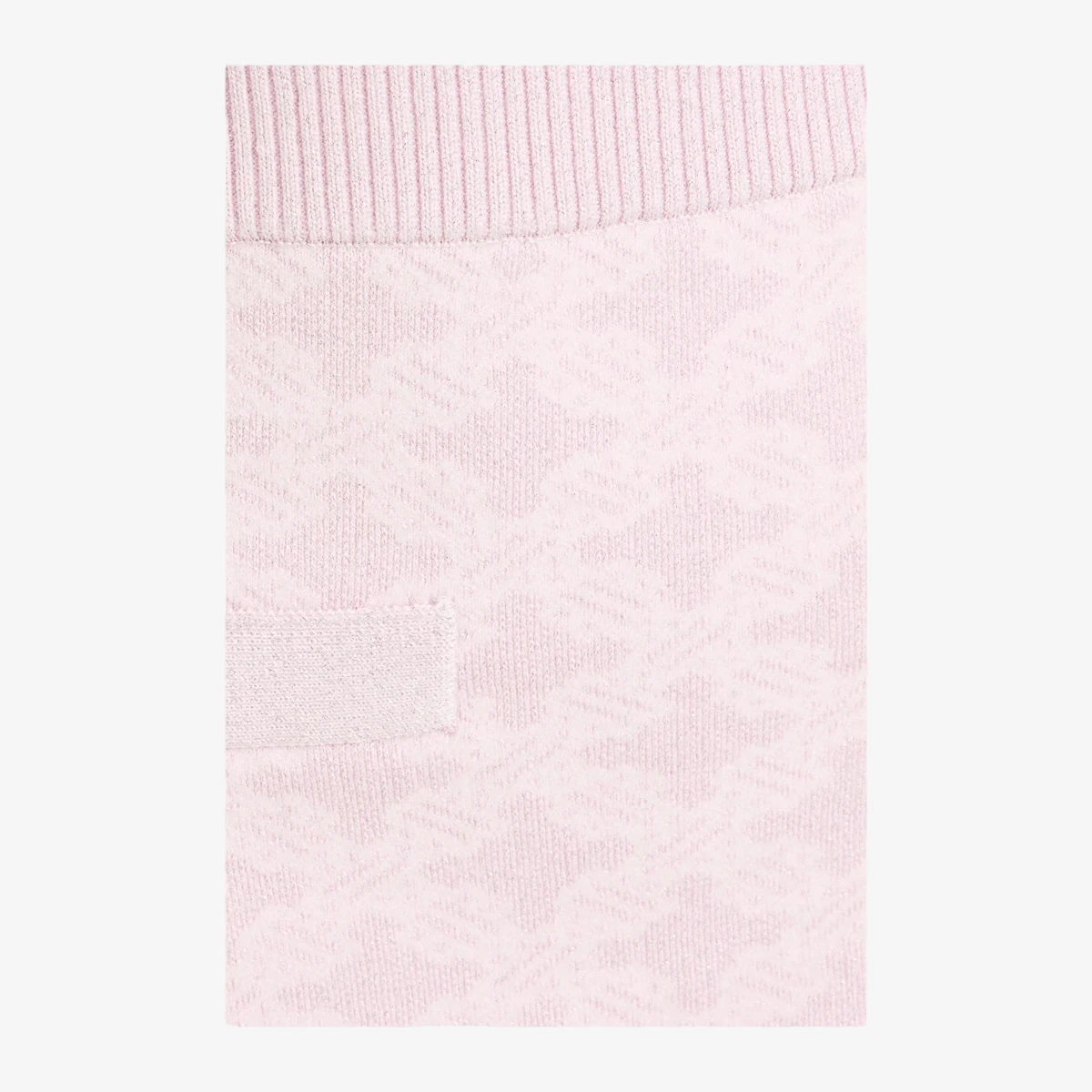 Metallic Jacquard-Knit Mini Skirt вид 4