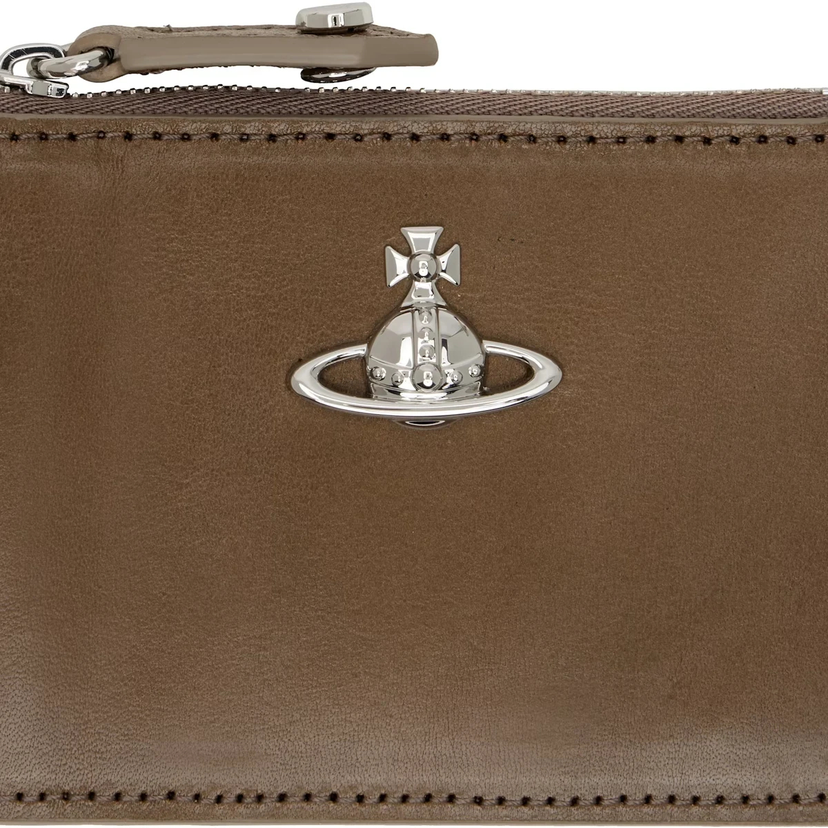Vivienne Westwood Brown Slim Long Card Holder in Brown