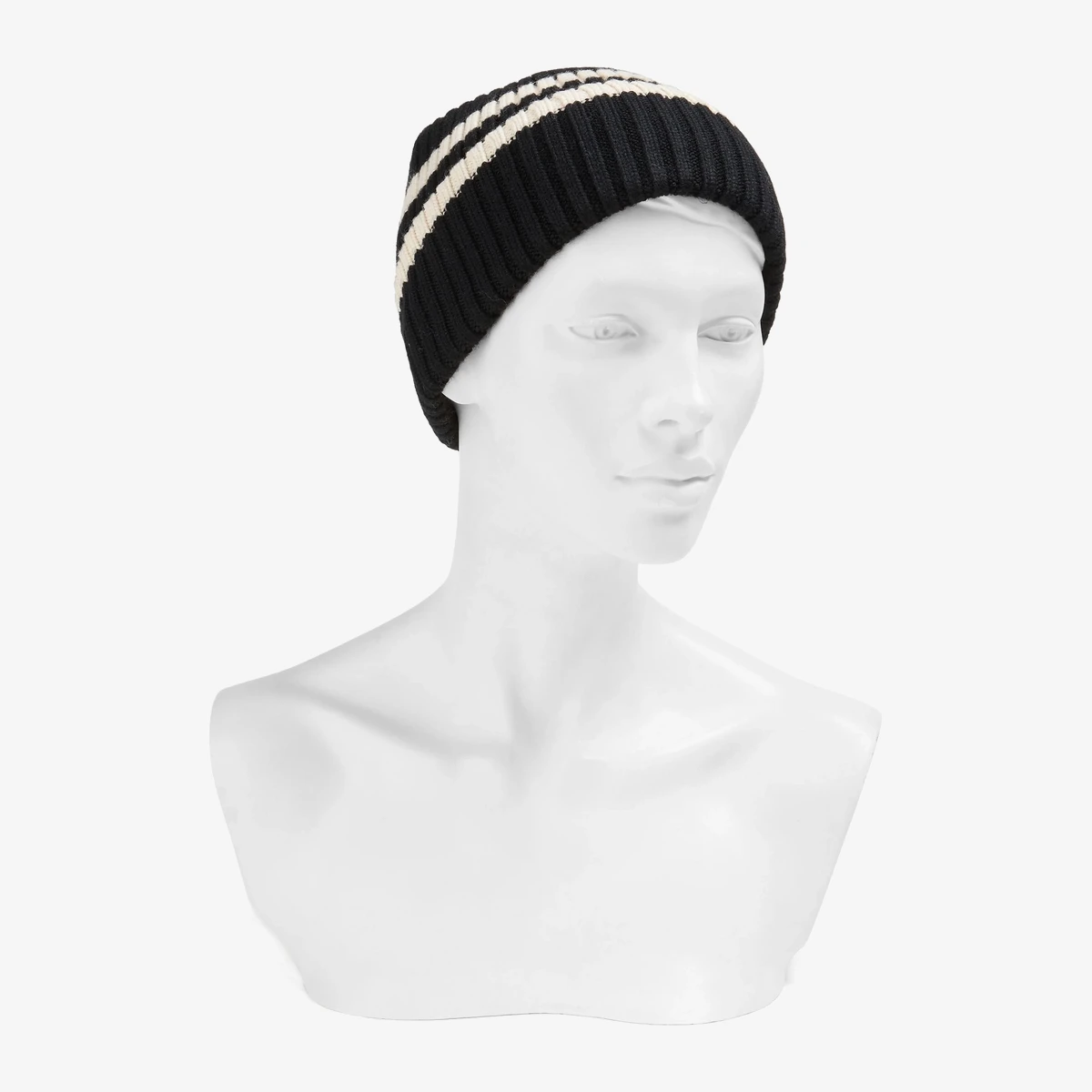 Signature Striped Ribbed Wool Beanie вид 2