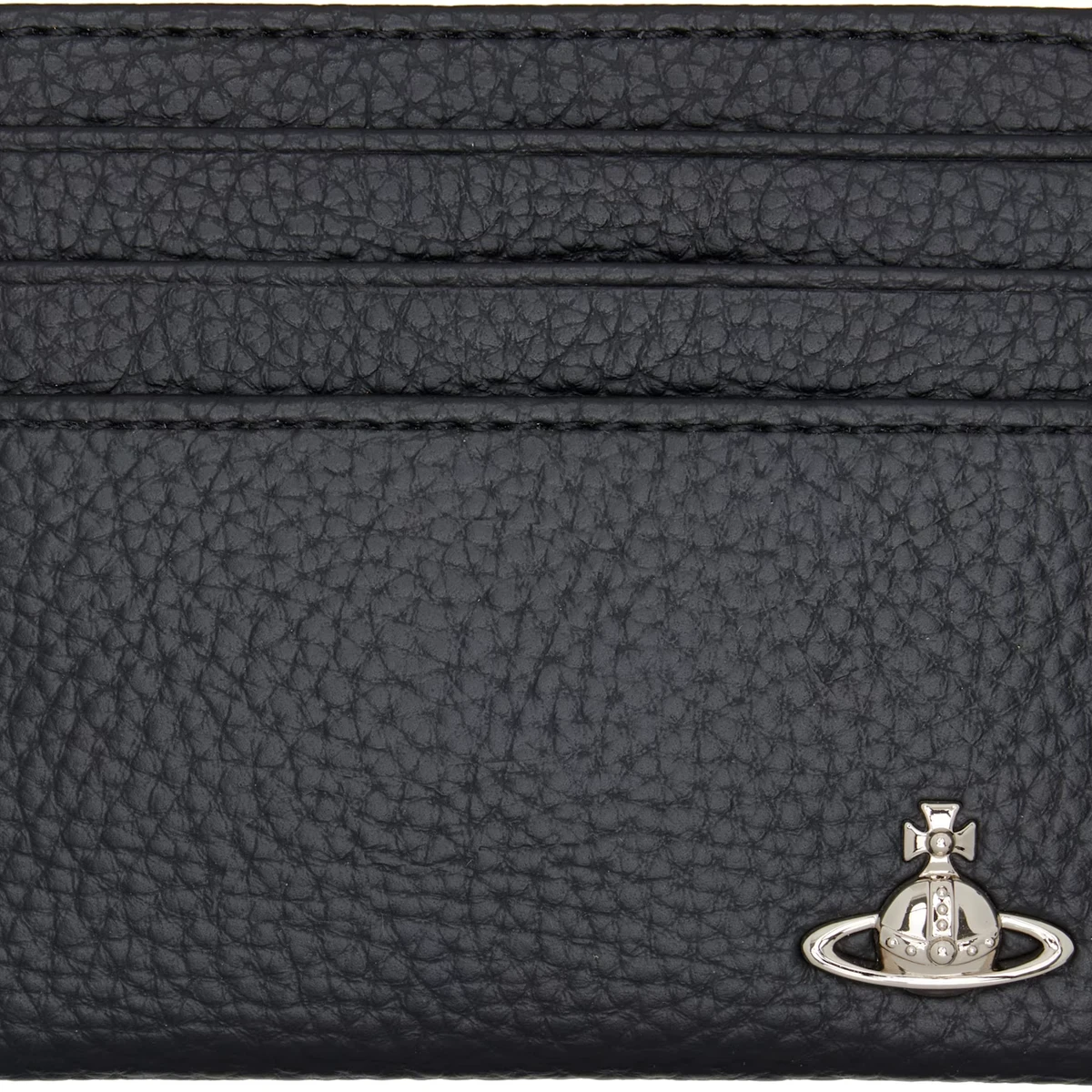 Vivienne Westwood Black Slim Card Holder in Black