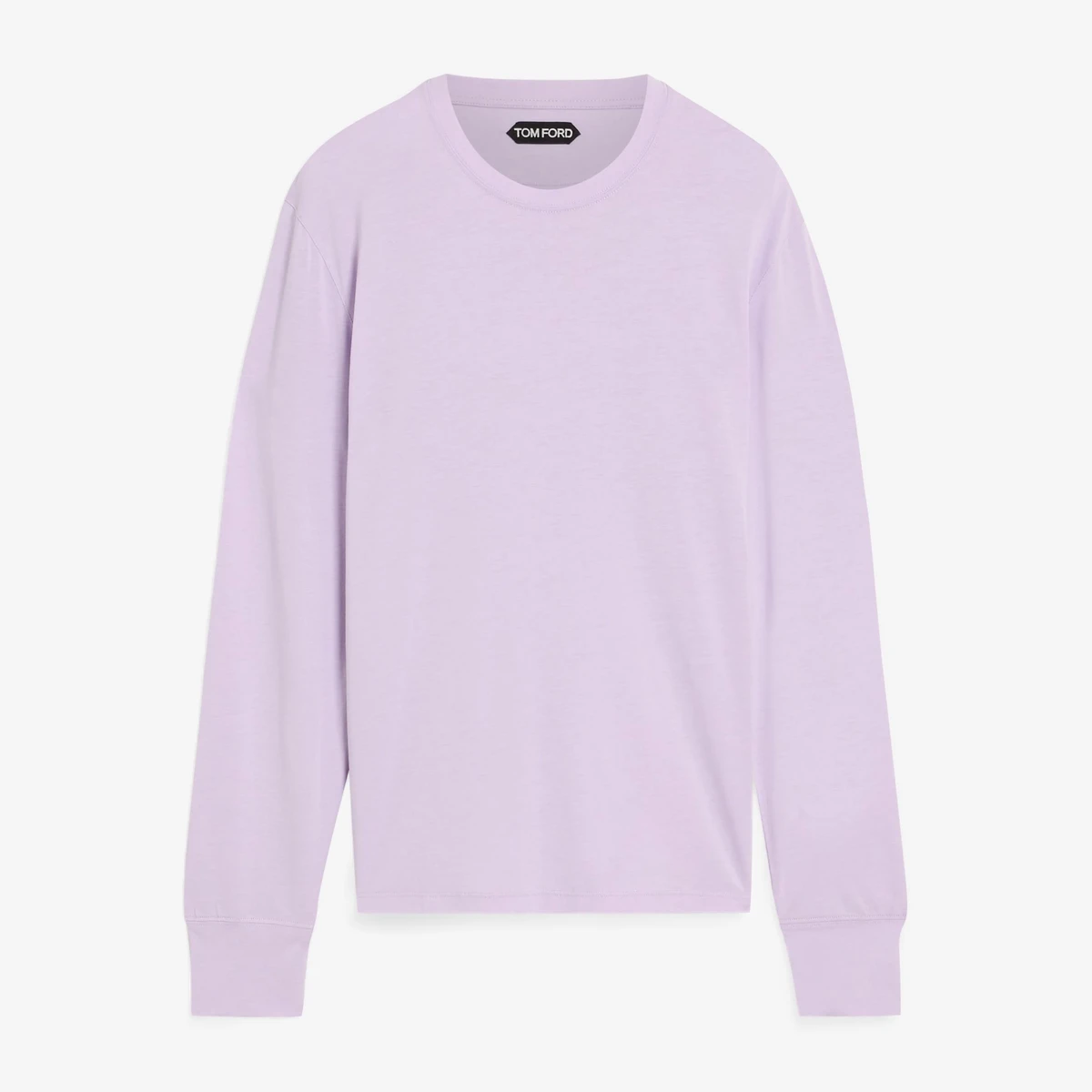 Tom Ford Lyocell and Cotton-Blend Long-Sleeve T-Shirt in Mauve