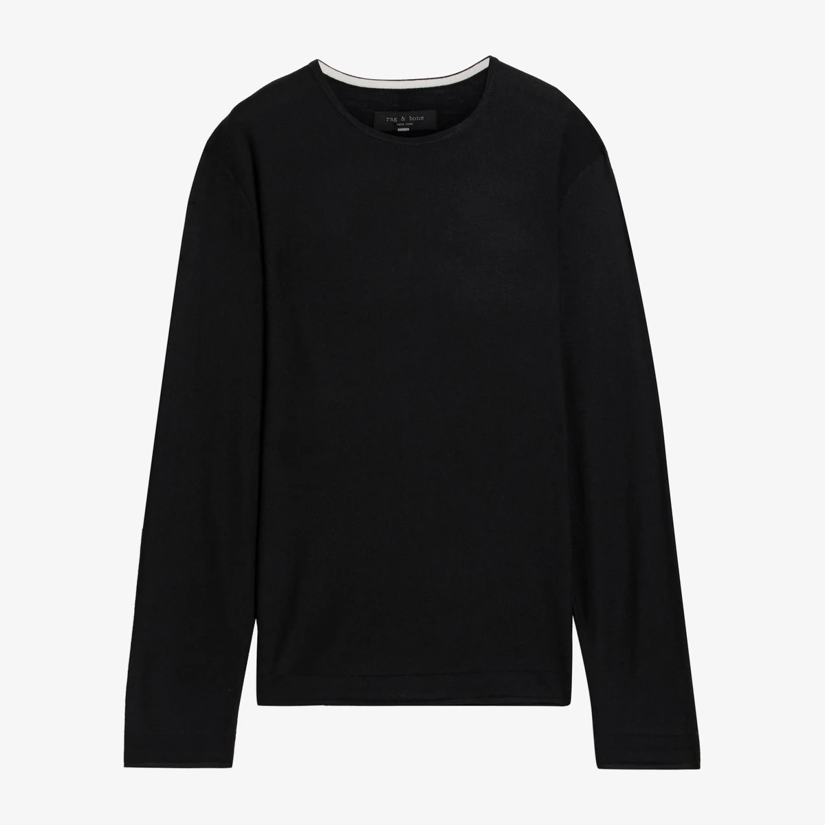 Rag & Bone Reid Knitted Sweater in Black