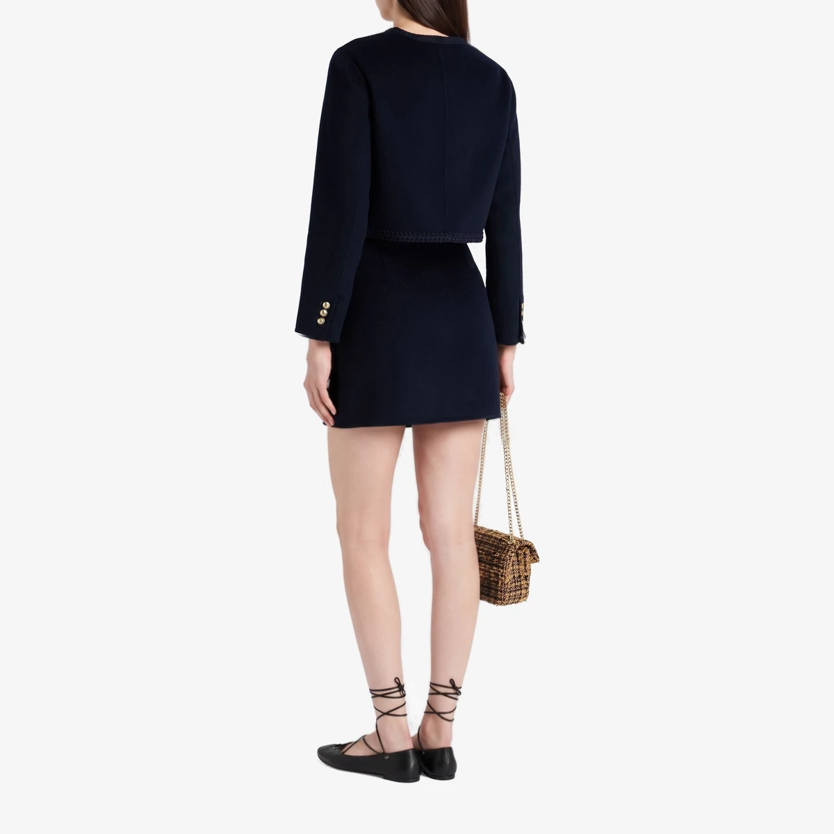 Wool-Felt Mini Skirt view 3