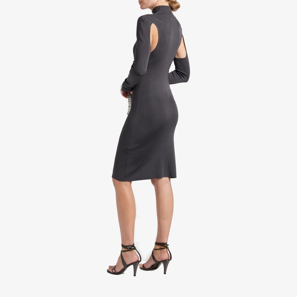 Cutout Stretch-Knit Dress вид 3