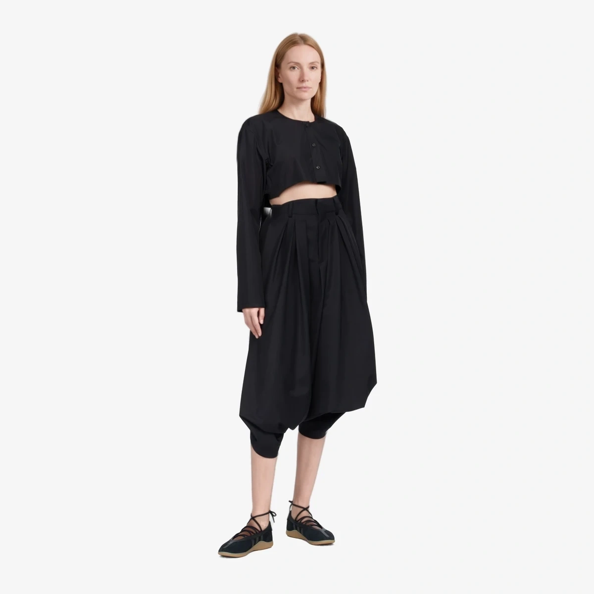 Black Taekwondo Mei Ballerina Flats вид 2