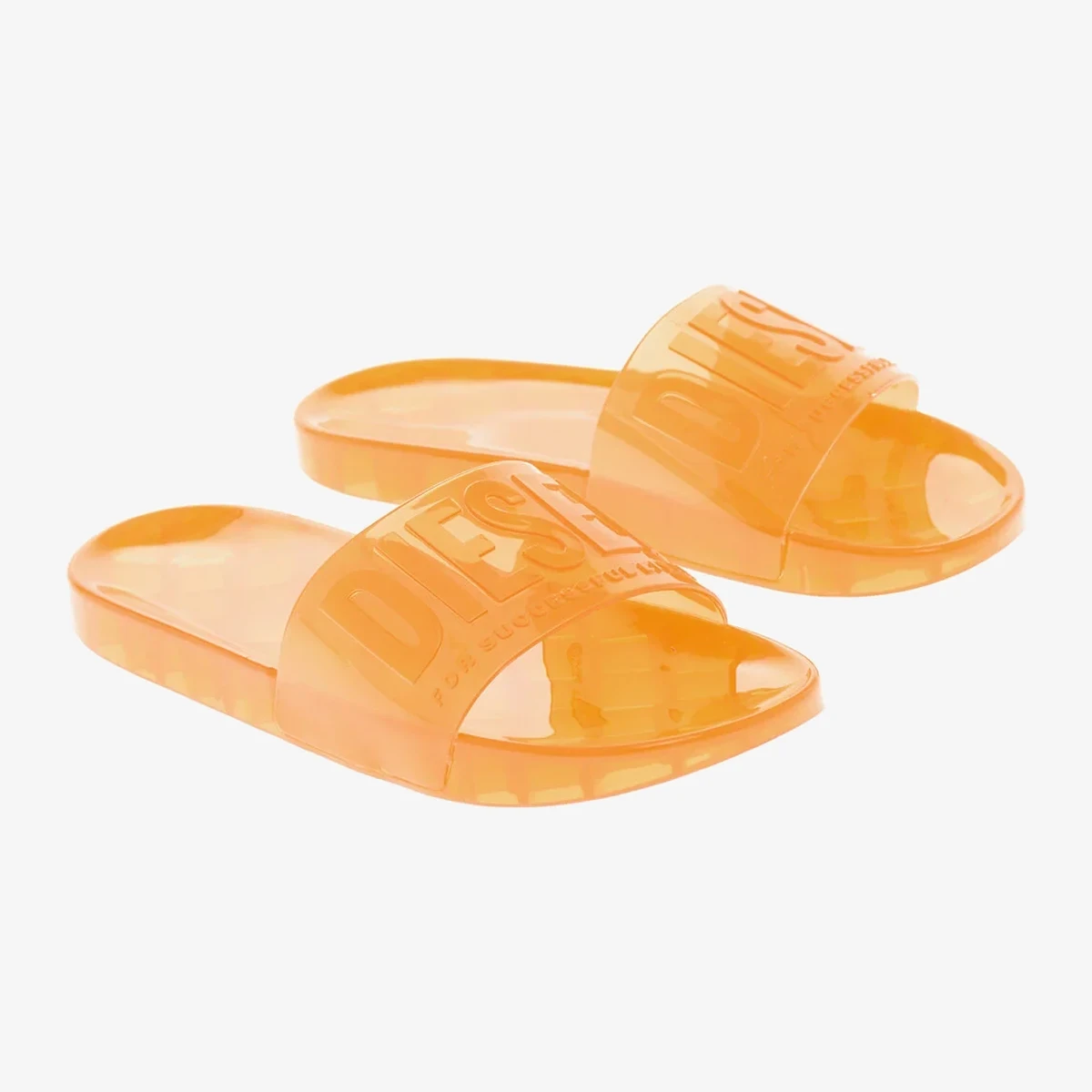 Diesel PVC Slides SA-KARAIBI in Orange