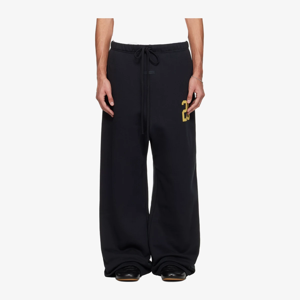 Fear of God Essentials Black Holiday Lounge Sweatpants in Black