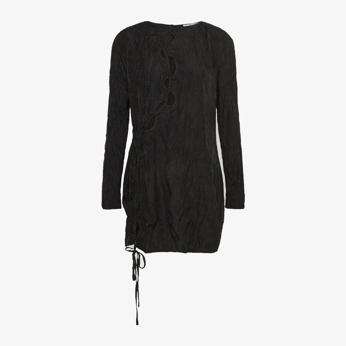NA-KD Hole Details Mini Dress in Black