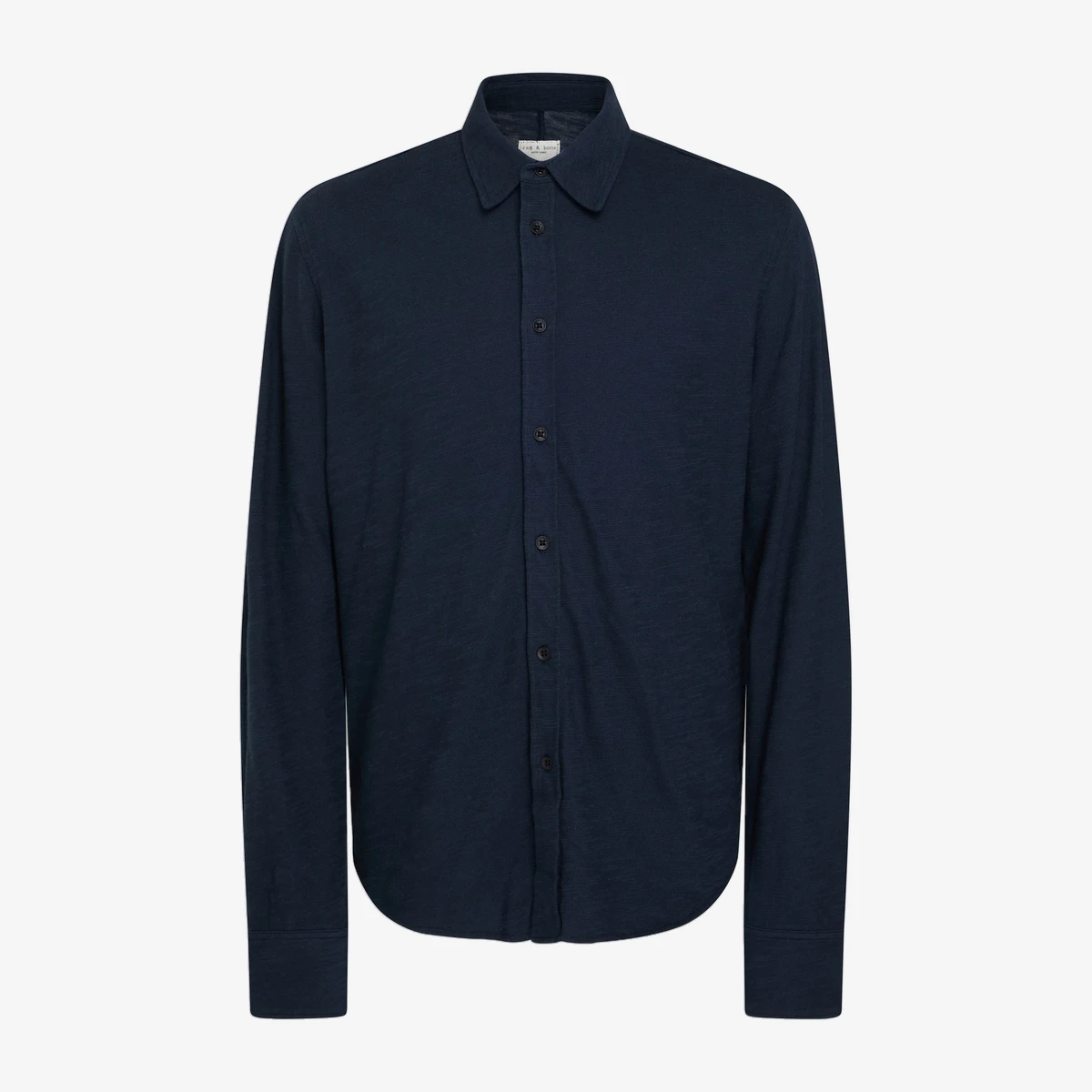 Rag & Bone Fit 2 Tomlin Cotton-Blend Jersey Shirt in Blue