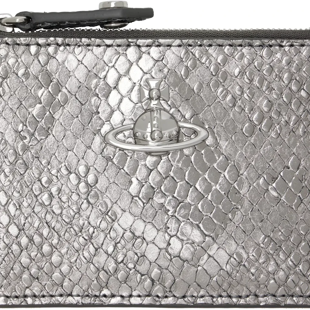 Vivienne Westwood Silver Slim LG Card Holder in Silver
