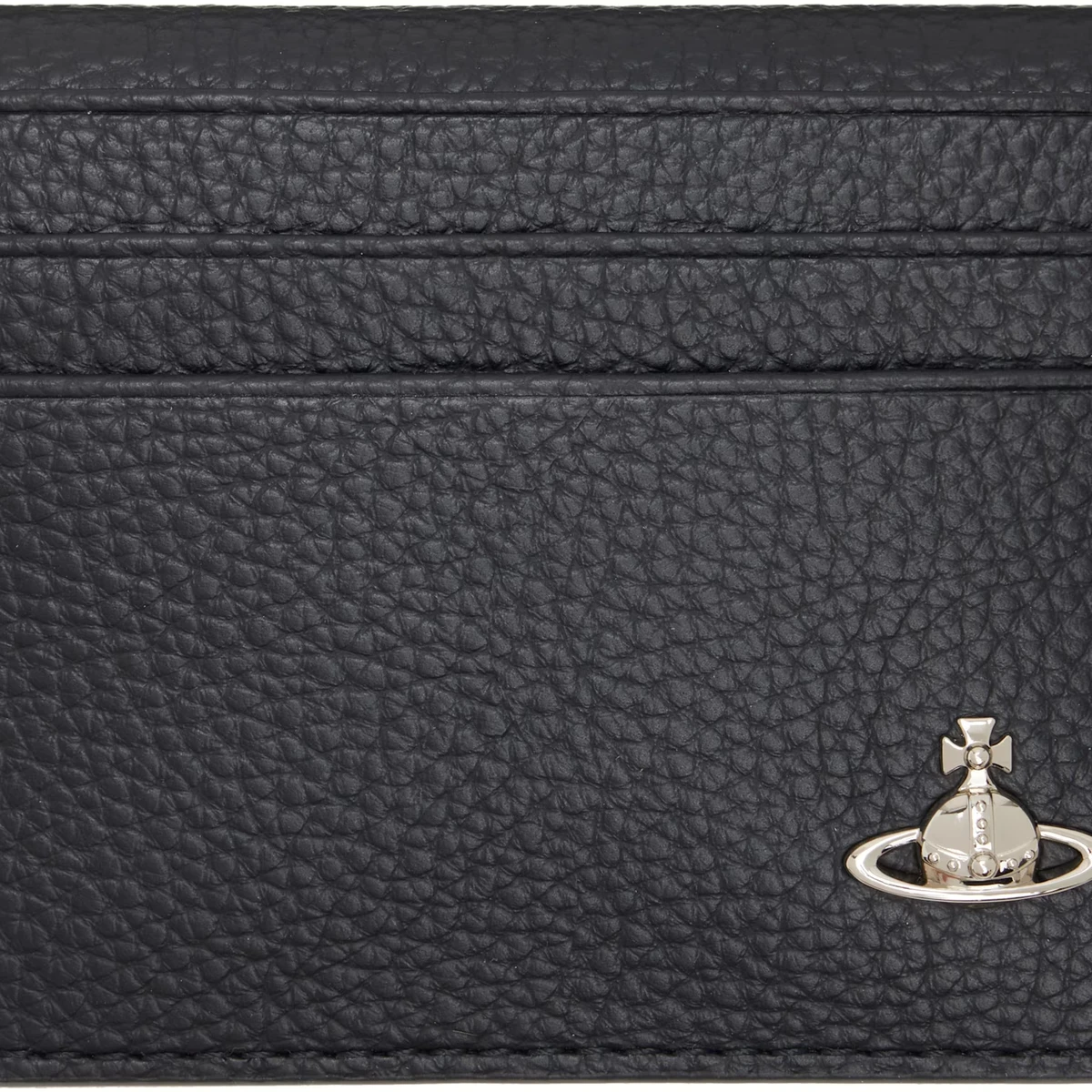 Vivienne Westwood Black Bifold Man Card Holder in Black