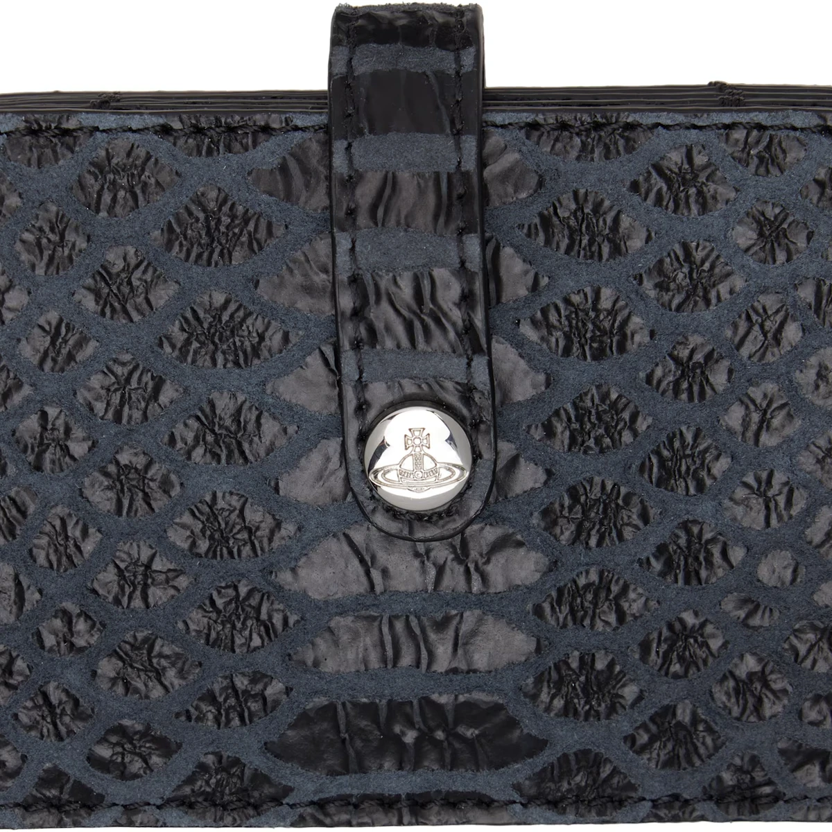 Vivienne Westwood Gray Accordion Card Holder in Grey