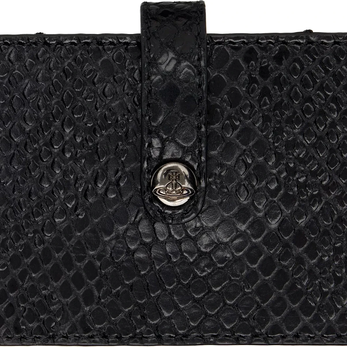 Vivienne Westwood Black Accordion Card Holder in Black