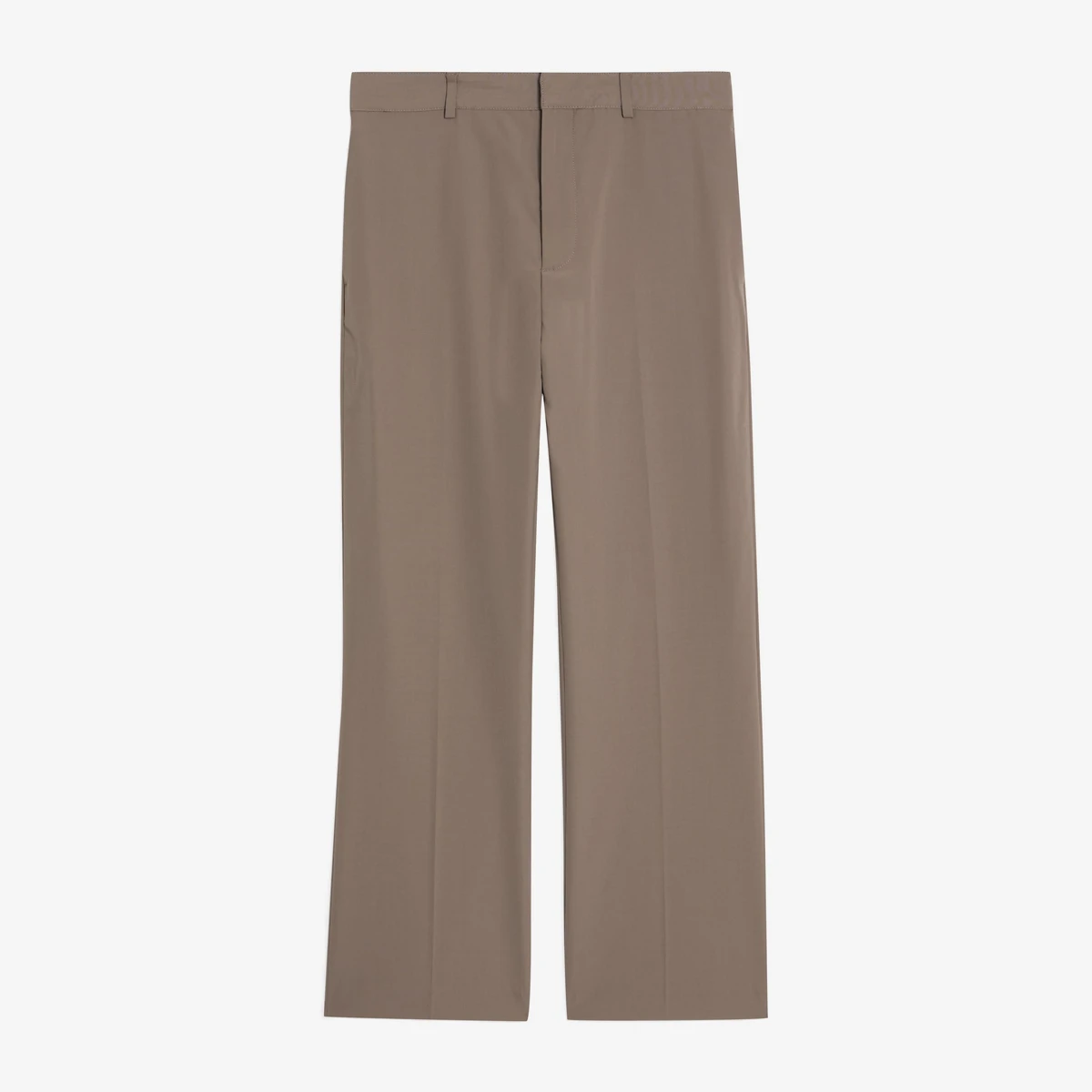 Acne Studios Pilos Straight-Leg Crepe Pants in Brown