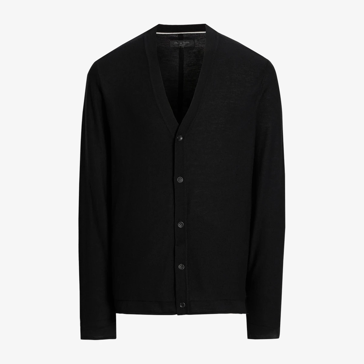 Rag & Bone Reid Knitted Cardigan in Black