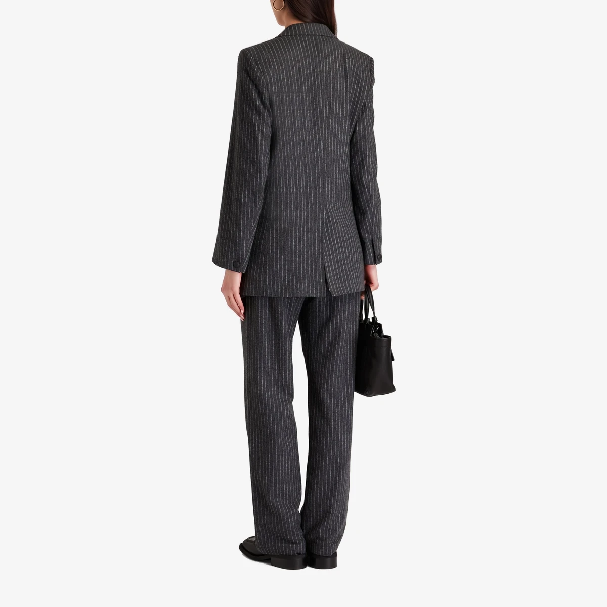 Charles Pinstriped Wool-Blend Blazer view 3