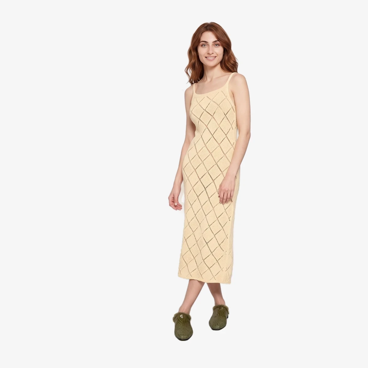 Alohas Knit Dress — Бежевый