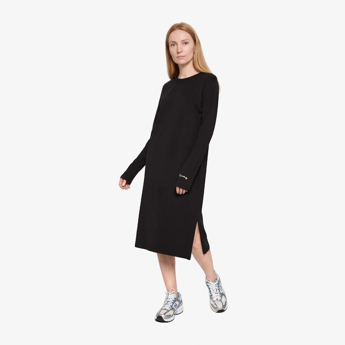Replay Jersey Dress — შავი