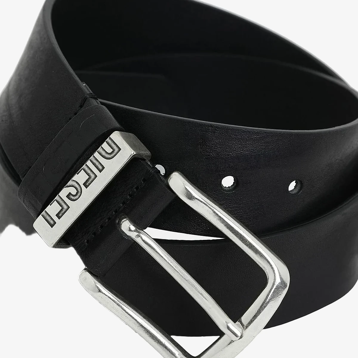 Diesel Leather belt B-Visible in Black