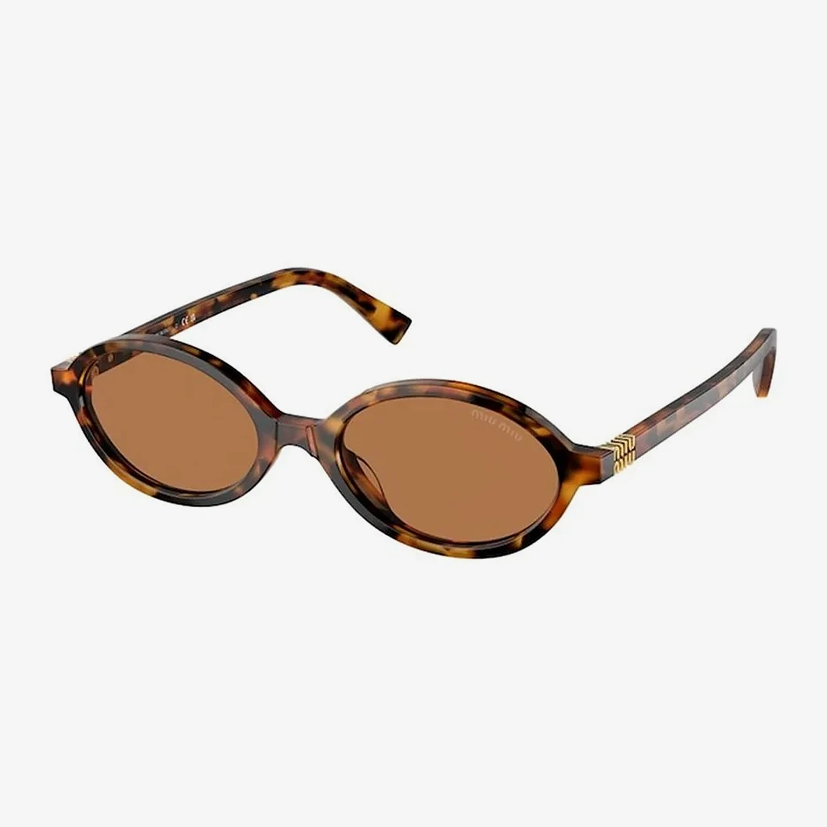 Miu Miu MU 04ZS Sunglasses in Brown
