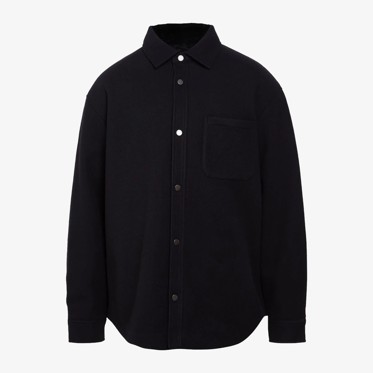 Armani Exchange Wool Shirt Jacket in Navy