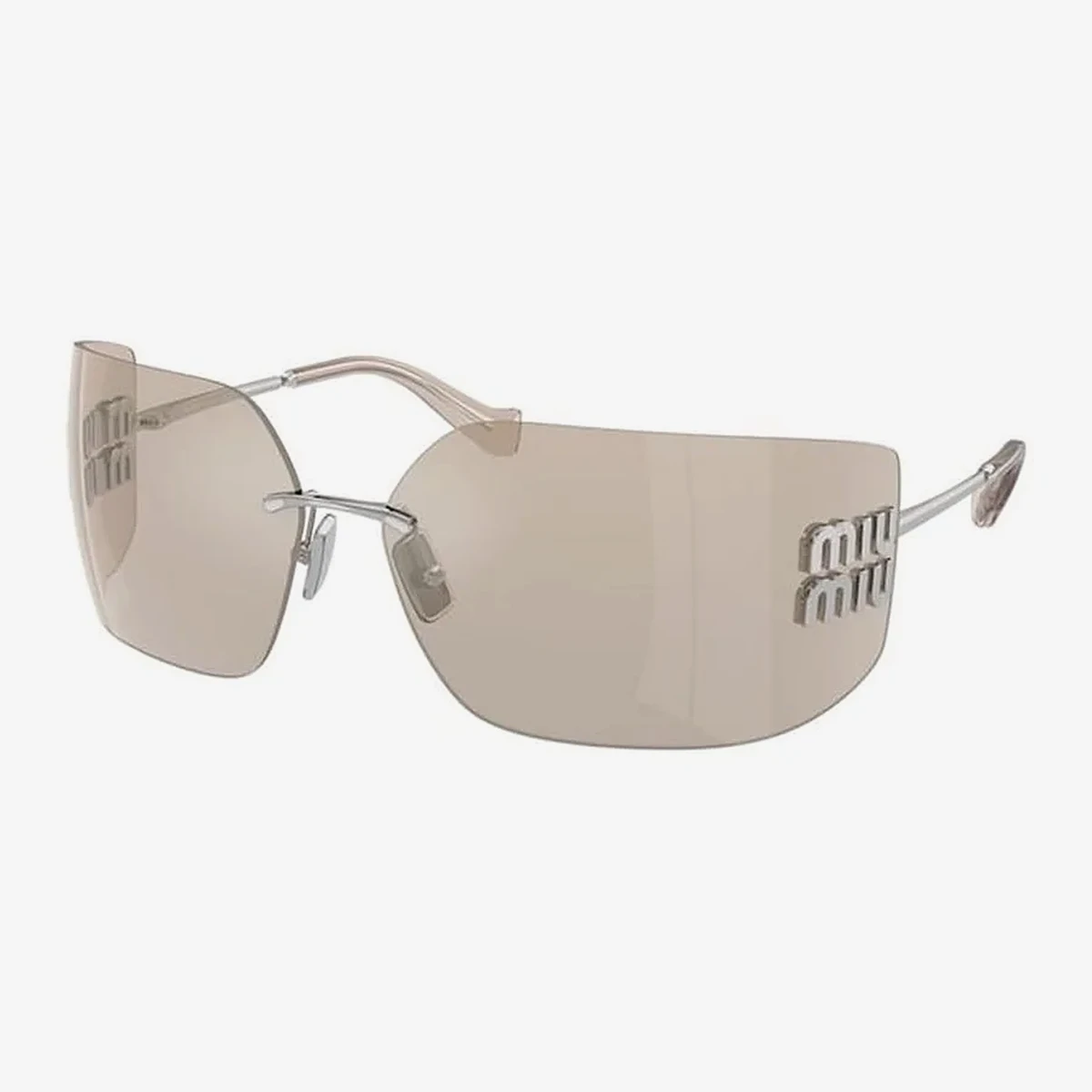 Miu Miu MU 54YS Sunglasses in Silver