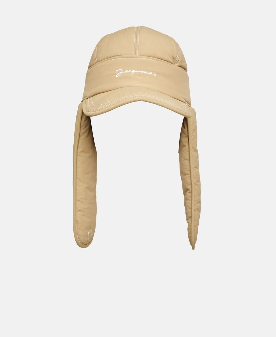 Jacquemus Aviator cap in Beige