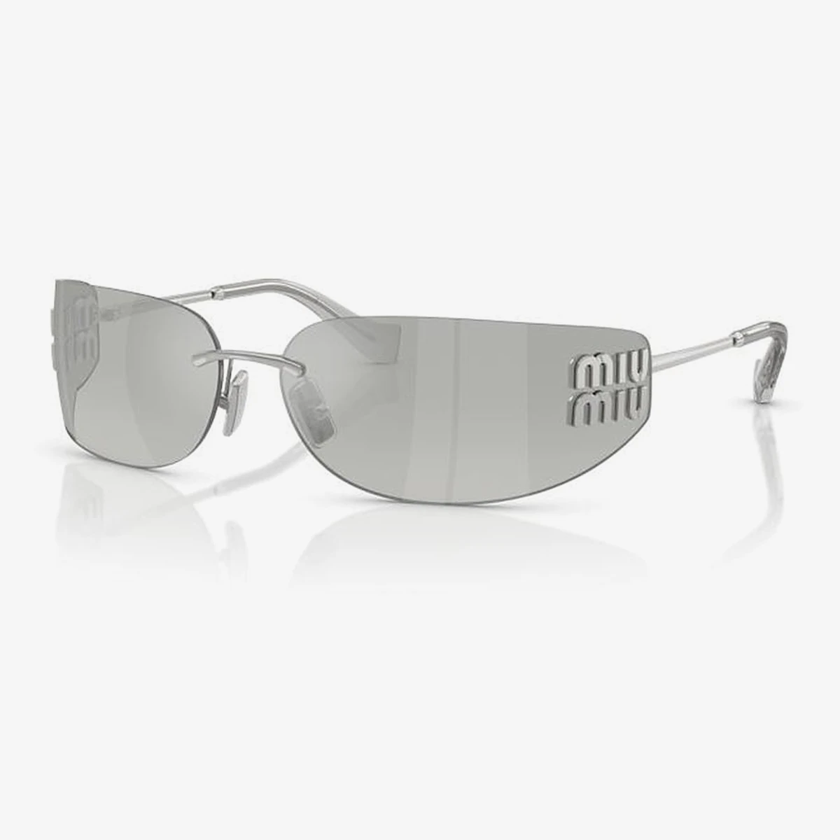 Miu Miu MU A51S Sunglasses in Silver