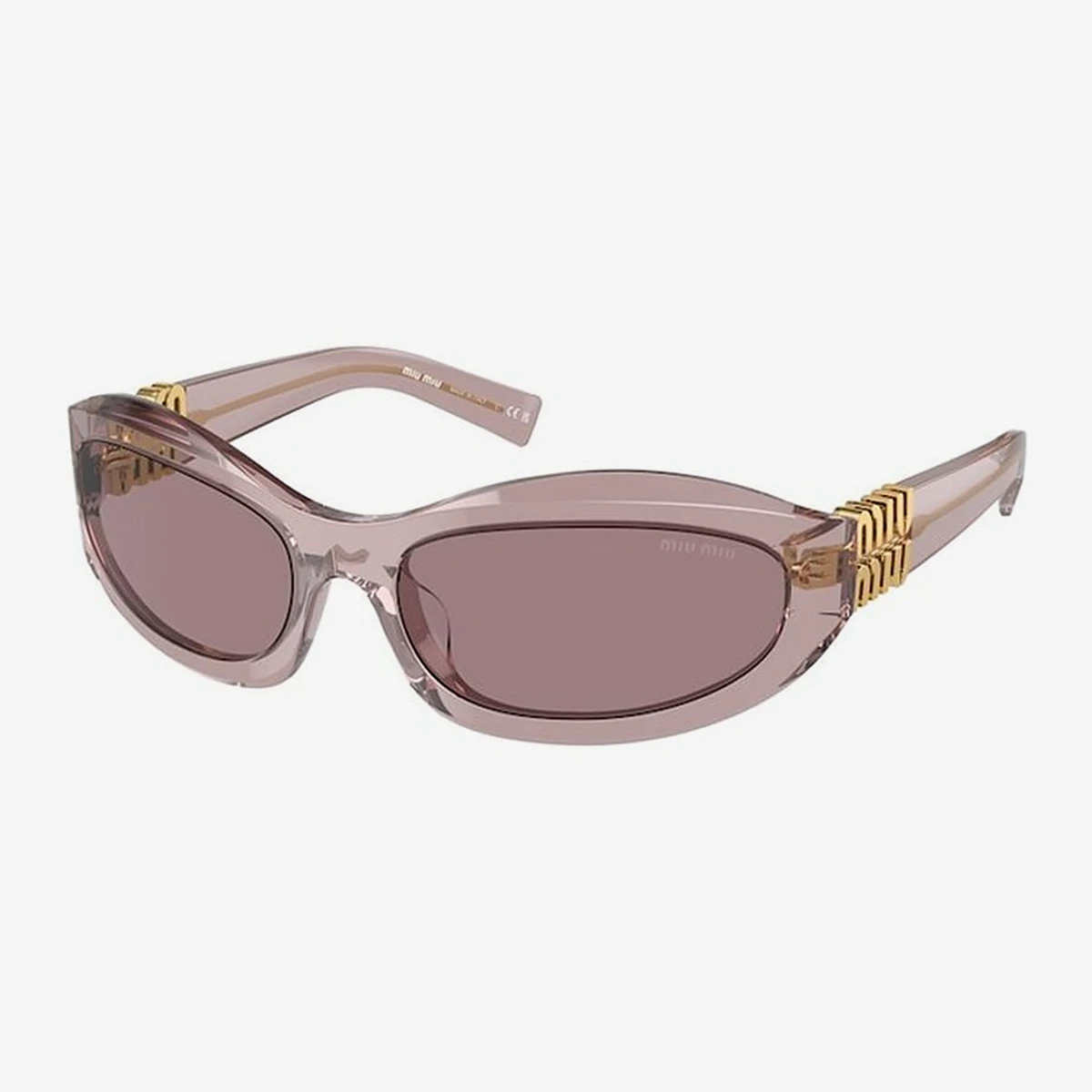 Miu Miu MU 14ZS Sunglasses in Purple