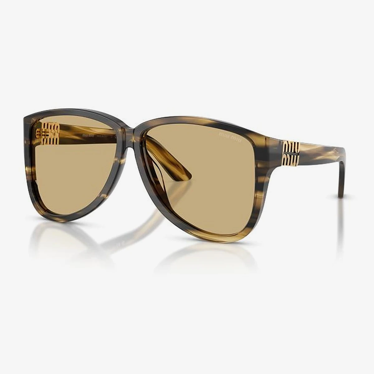 Miu Miu MU A08S Sunglasses in Green