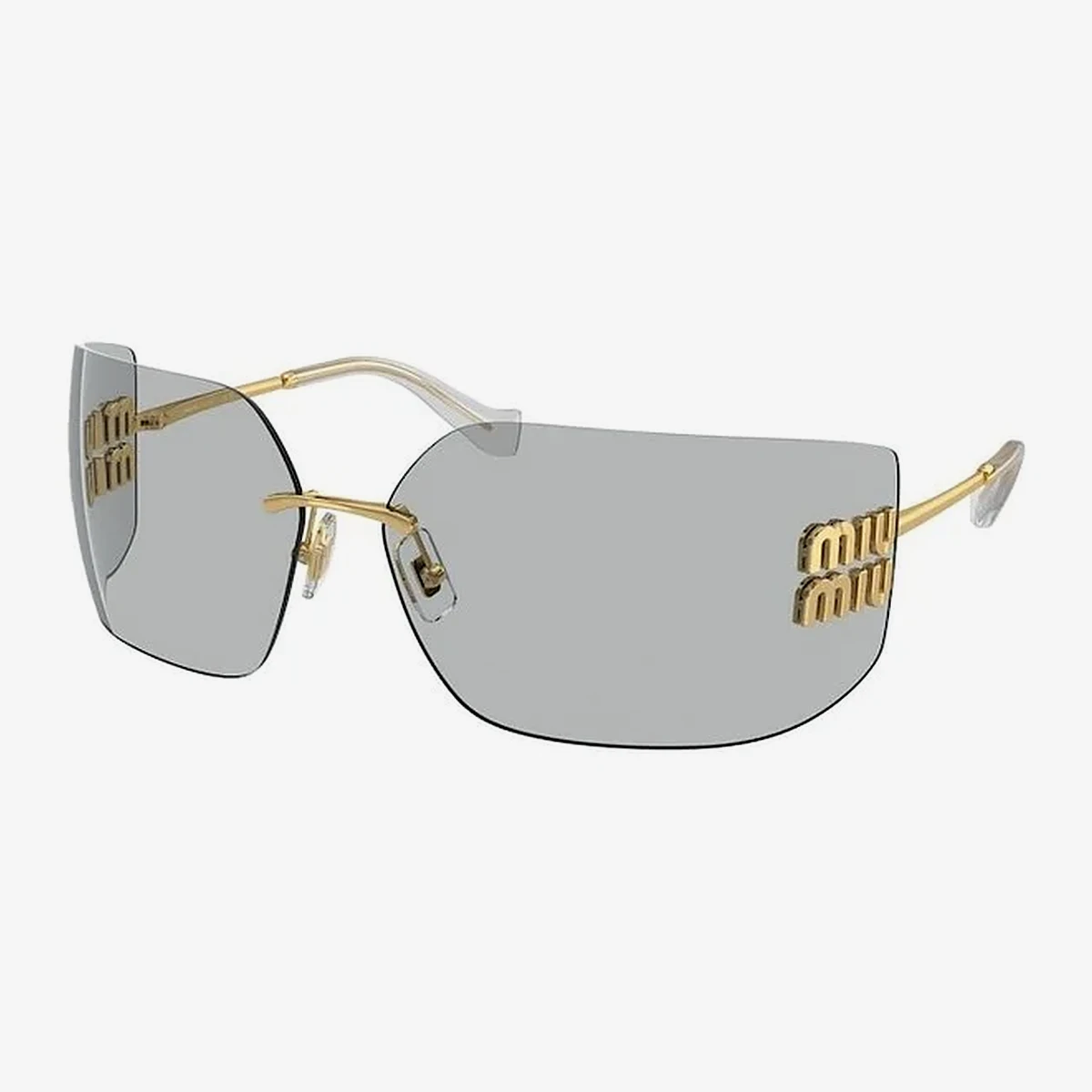 Miu Miu MU 54YS Sunglasses in Gold