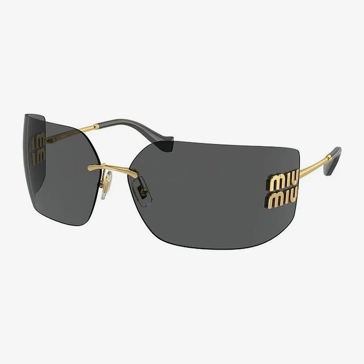 Miu Miu MU 54YS Sunglasses in Gold