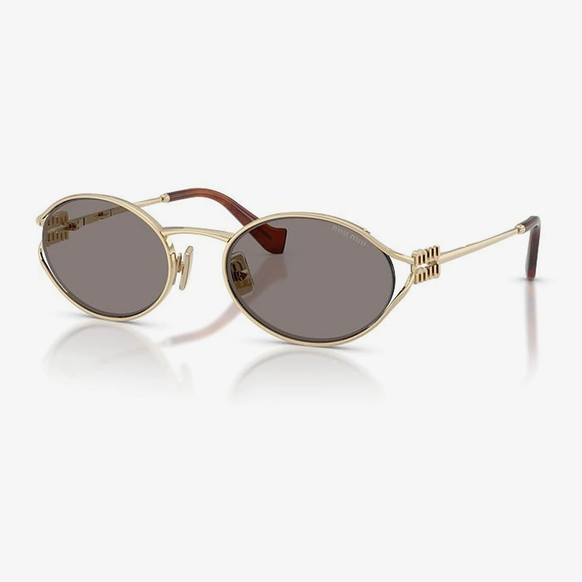 Miu Miu MU 52YS Sunglasses in Gold
