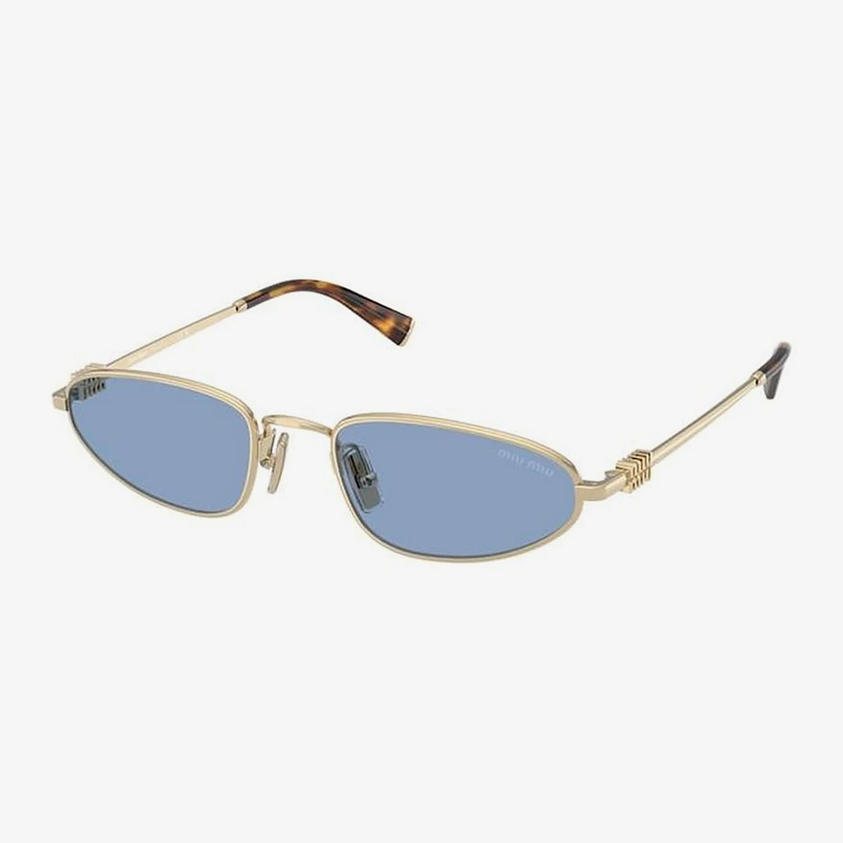 Miu Miu MU A52S Sunglasses in Gold