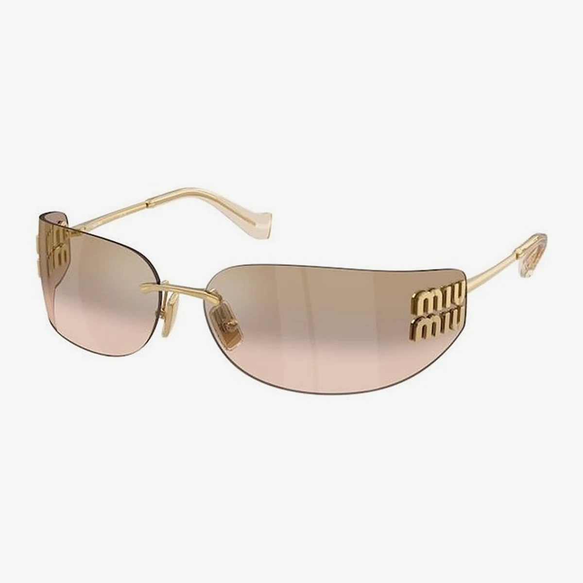 Miu Miu MU A51S Sunglasses — ოქროსფერი