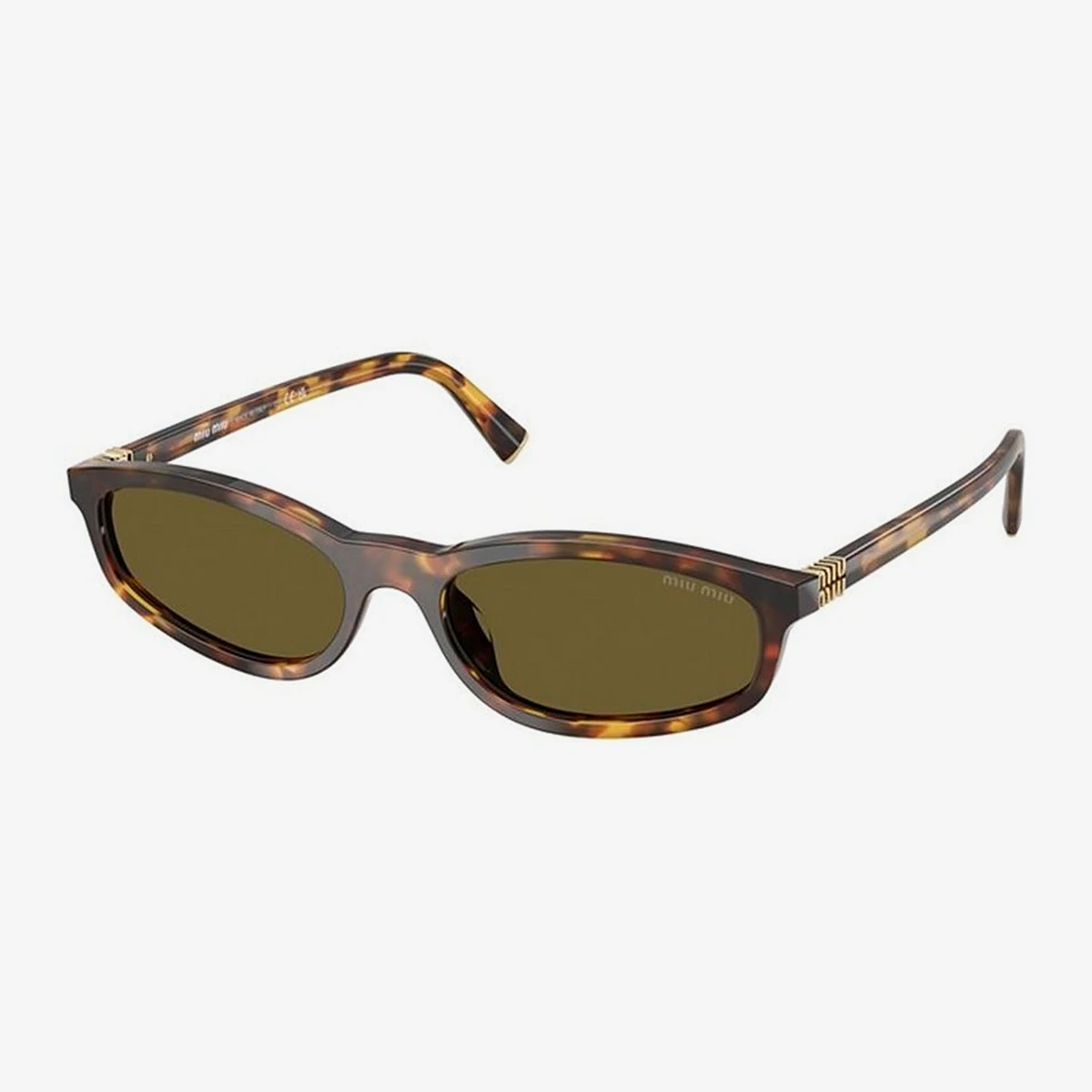 Miu Miu MU A06S Sunglasses in Brown