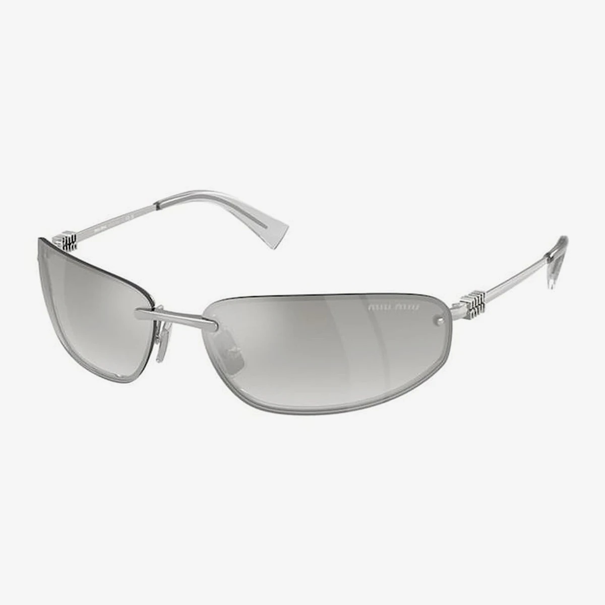 Miu Miu MU A50S Sunglasses in Silver