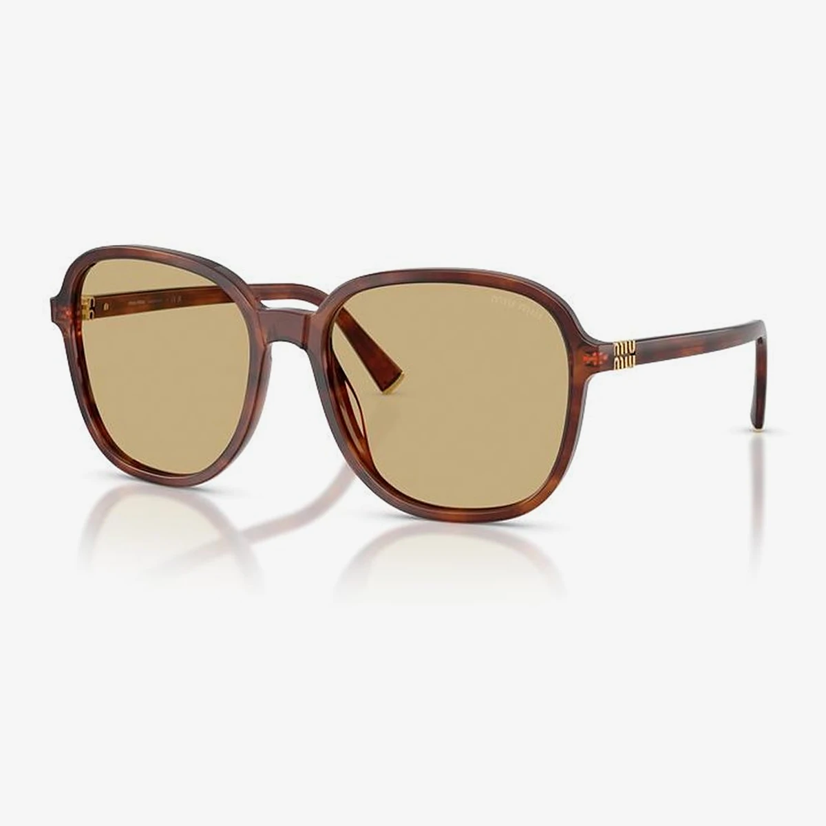 Miu Miu MU B01S Sunglasses in Brown